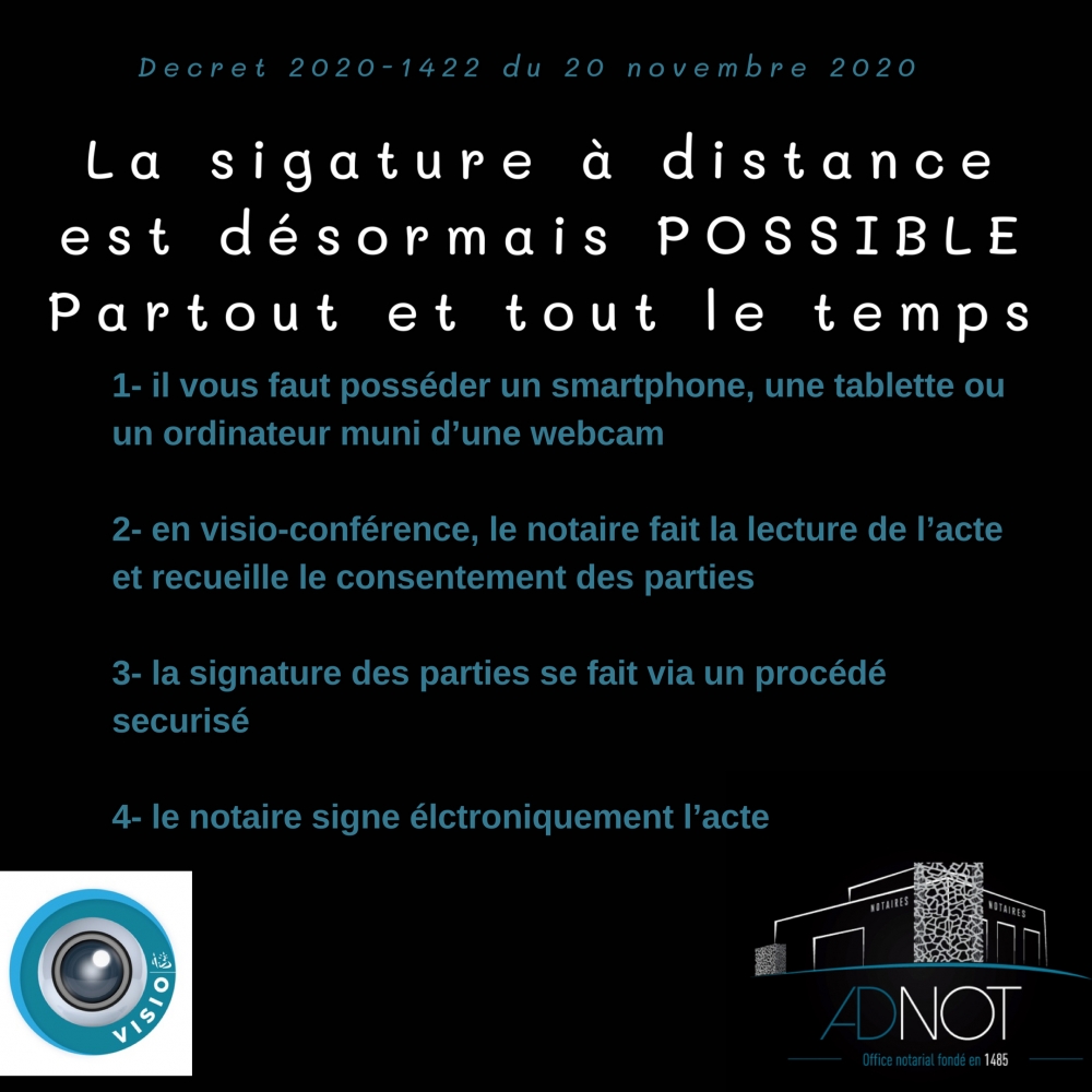 Signer sans bouger de chez vous ? Nous avons la solution !